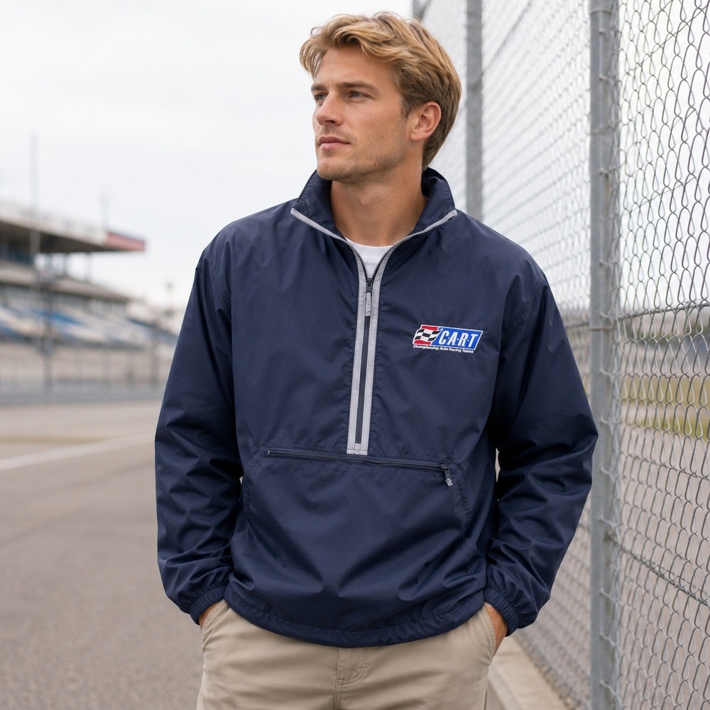 Vintage CART Racing Jacket Mens‎ L Gear For Sports Windbreaker Pullover IndyCar